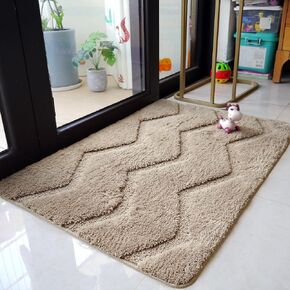 morgantag Indoor Door Mats for Home Entrance Outdoor Mat 17.5"x47.5" Non-Slip Dirt Trapper Door Mats Entrance Rug Waterproof Floor Mat for House Entrance Mat Shoe Mat,Green in Kuwait
