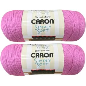 Bulk Buy: Caron Simply Soft Yarn Solids (2-pack) (Autumn Red) in Kuwait