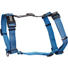 Blue-9 Reflective Buckle-Neck Balance Harness, Fully Customizable Fit No-Pull Harness with 3M Reflective Stitching, Ideal for Dog Training and Obedience, Made in The USA, Grey, Large in Kuwait