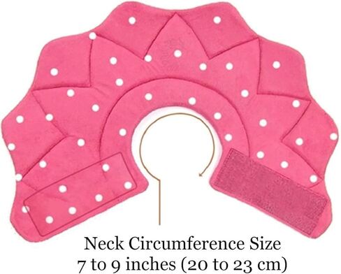 SunGrow Cat Cone Collar Soft Washable, Cat Recovery E Collar Sleep Cone After Surgery to Stop Licking, Pet Cone of Shame Alternatives, Scratch & Bite Proof Grooming Soft Cone for Easy Nail Cutting in Kuwait