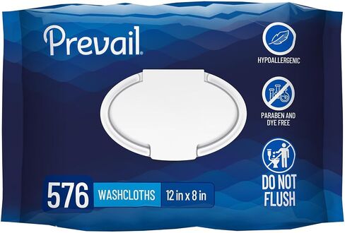 Prevail Scented Washcloths Large Tub, 12" x 8", 96 Count (Pack of 6) in Kuwait