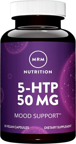 MRM - 5-HTP 100mg (Griffonia Bean Extract) Purity Assured by HPLC 60 Vcaps in Kuwait