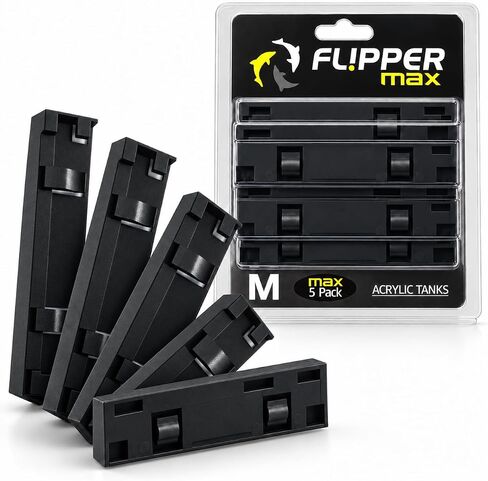 FL!PPER Flipper MAX Magnetic Aquarium Fish Tank Cleaner ABS Replacement Blades - Straight Edge 5-Pack - Acrylic Tanks in Kuwait