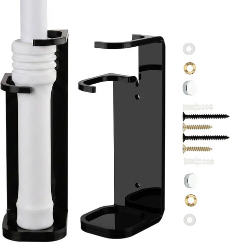 Cosmos 1 Pc Lightsaber Wall Mount Stand Light Saber Display Rack Wall Holder, Acrylic Lightsaber Display Stand Lightsabers Holder Compatible with Most Lightsabers Screw Hardware Included in Kuwait