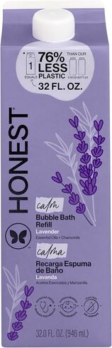 The Honest Company Ultra Dreamy Calming Lavender Bubble Bath with Naturally Derived Botanicals, Lavender, 12 Fluid Ounce in Kuwait