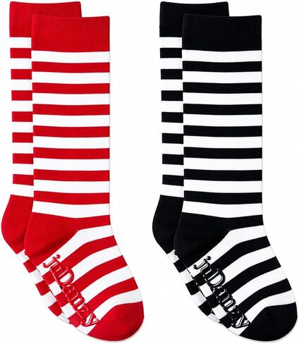 juDanzy Knee High Tall Socks with Grips for Babies, Toddlers, and Children (2 Pair) in Kuwait