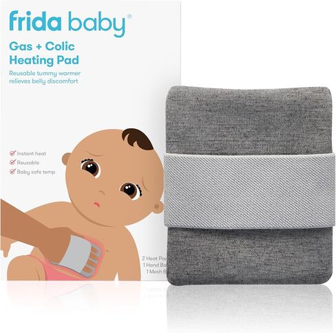 Frida Baby Gas + Colic Heating Pad for Natural Belly Relief | Gentle Heat to Relax + Soothe Bellies | Instant Tummy Warmer | Soothe Colic Discomfort in Kuwait