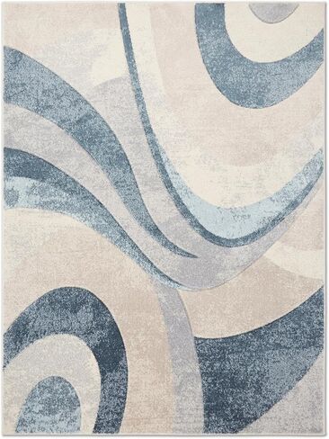 Home Dynamix Tribeca Slade Modern Area Rug, Abstract Brown/Red 7'10"x10'6" in Kuwait