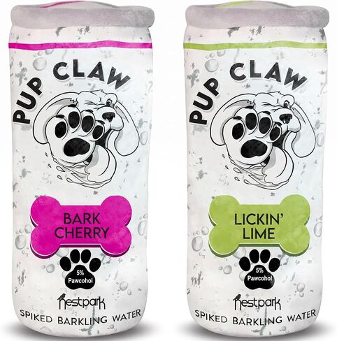 Nestpark Pup Claw Dog Toys - ألعاب كلب قطيفة لطيفة ومضحكة مع مصدر صرير - محاكاة ساخرة (عبوتان) (عبوة استوائية) in Kuwait