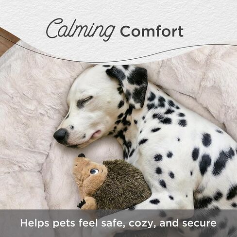 Best Friends by Sheri The Original Calming Donut Cat and Dog Bed in Shag Fur Denim, Large 36" in Kuwait