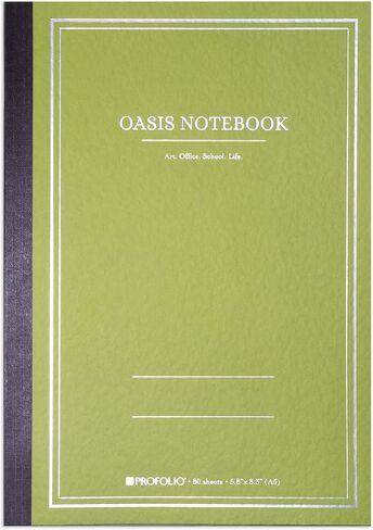 ProFolio by Itoya, Oasis Notebook - Medium A5, Charcoal Black in Kuwait