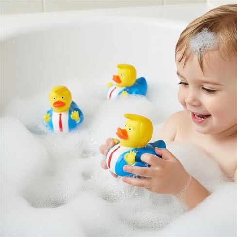 Trump Rubber Ducks Bath Toys, Ducks Car Accessories | Baby Bath Toys, Cute Trump Duck For Car Decoration ,Funny Trump Gifts in Kuwait