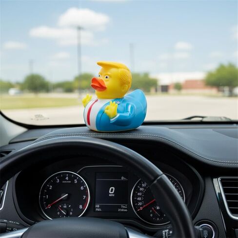 Trump Rubber Ducks Bath Toys, Ducks Car Accessories | Baby Bath Toys, Cute Trump Duck For Car Decoration ,Funny Trump Gifts in Kuwait