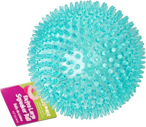 لعبة كرة تصدر أصوات زقزقة للكلب من جنوسام، قد تختلف الألوان, Large 4.5" Ball, 4.5", blue in Kuwait