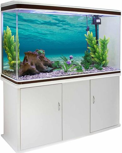 T&H XHome Aquarium Décor Backgrounds Pure Blue Water Pattern Fish Tank Background Aquarium Sticker Wallpaper Decoration Picture PVC Adhesive Poster 30.4" W x 12.4" H in Kuwait