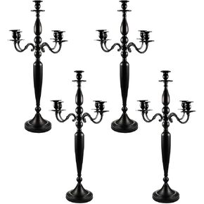 VINCIGANT Iron Taper Candle Holder - Decorative Candle Stand - Floor Candelabra Candlestick Holder for Wedding, Dinning, Party,Christmas Decoration,48 Inches Tall,9 Arms in Kuwait