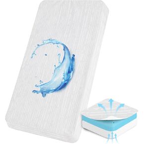 Crib Mattress Pad 52" x 27" for Toddler/Crib Bed, Memory Foam Wateproof Mattress Pad with Removable Cover in Kuwait