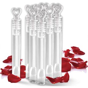 Big Mo's Toys 40 Pack Mini Heart Bubble Wands – Great Wand Bubbles Party Favors for Weddings and Anniversaries in Kuwait
