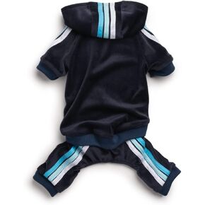 fabdog Dog Jogger Hoodie - سترة قطيفة مريحة للكلاب - ملابس ناعمة وخفيفة الوزن للكلاب مثالية للهدايا - تناسب مقاسات الرقبة 14 بوصة | وردي in Kuwait