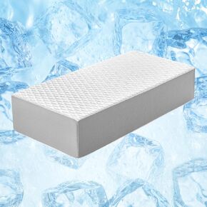 Kehangte Cooling Cube Pillow for Side Sleepers, Square Memory Foam Side Sleeper Pillow Firm Soft Double-Sided Supportive, Support Head Neck Shoulder for Pain Relief Cervical Pillow, 24"x12"x5" in Kuwait
