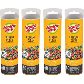 Wide Lint Roller Refills (120 Sheets Total) Cat Dog Pet Hair Animal Fur Remover Clothing Upholstery, Pack of 4 in Kuwait