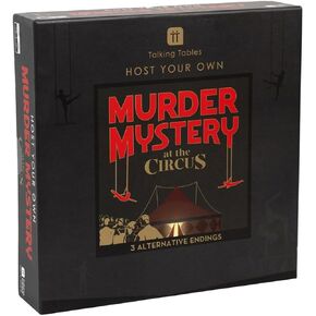 Talking Tables Circus Murder Mystery Game at Home Host Your Own Games Night and Solve The Crime for Dinner Party, Birthday, Entertainment for Adults, Teenagers, in Kuwait