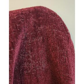 Chenille Fabric Sold by The Yard | for Upholstery, Seating, Drapery, Curtains, Accessories (Peta-Approved Vegan) | 1 Yard (36 inch x 55 inch) Cut by Yard (Burgundy, 1 Yard (36"x 55")) in Kuwait