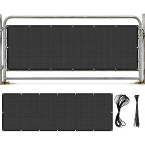 Wesnoy 112 x 44 Inches Horses Stall Guard with Grommets and Ties Stall Panel Screen Heavy Duty Mesh Shade Net Cover Privacy Screen for Horse Stall Porch Deck Patio Backyard Outdoor Blockage in Kuwait