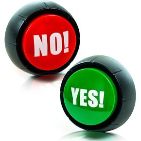 Yes Button and No Button with Sound, Answer Buzzers Set of 2 Buzzers for Game Show, Yes No Button, Gag Gifts in Kuwait
