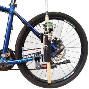 Bike Fishing Rod Holder，Bike Fishing Rod Rack and Carrier,Easy Mounts Rod to Your Bicycle,for Bicycle Fishing in Kuwait