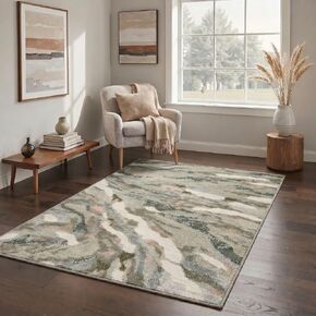 Runner Rugs for Hallway 2x5 Machine Washable Runners, Boho Vintage Retro Floral Medallion Runners for Kitchen Entryway Bathroom, Low Pile Lightweight Thin Chenille Non Slip Runner Rug，Cyan in Kuwait