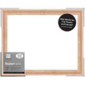 Ampersand Art Floaterframe, Thin Edge, 1.5" Depth, 12" x 16", Maple in Kuwait