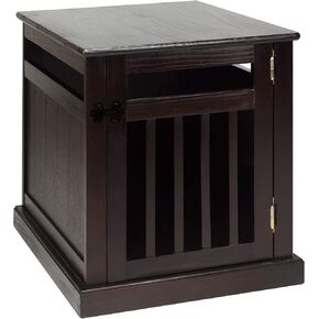 Casual Home Wooden Pet Crate, End Table, Large, New Walnut in Kuwait