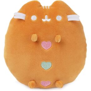 GUND Pusheen Chocolate Dipped Cookie Squisheen, Stuffed Animal for Ages 8 and Up, Brown/Yellow, 6" in Kuwait