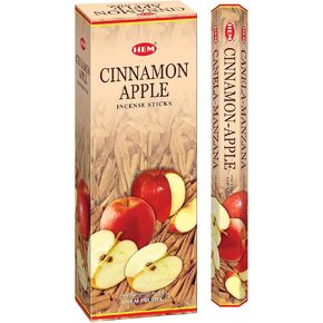Cinnamon Apple - Box of Six 20 Stick Tubes - HEM Incense in Kuwait