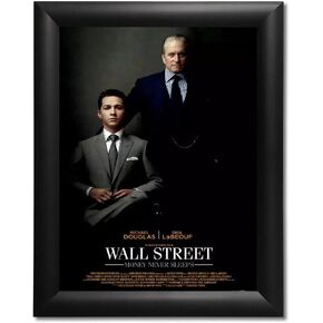 10 Pack of HAITIAN Snap Poster Frame Display Unit Wall Mounting, 8.5 x 11 Inch Size Front Loading, Matt Black color, 1" Profile,0.07 inch Hard black back in Kuwait
