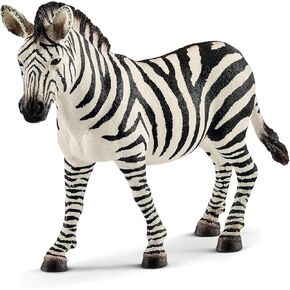Schleich Wild Life Realistic Female Zebra Figurine - Authentic and Highly Detailed Wild Animal Toy, Durable for Education and Fun Play for Kids, Perfect for Boys and Girls, Ages 3+ in Kuwait