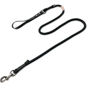 FOVRLZSE Leather Dog Leash,Durable Real Cowhide Hand Woven Dog Rope in Kuwait