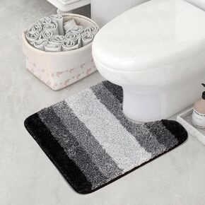 Walensee Bathroom Rug Non Slip Bath Mat for Bathroom (16 x 24, Ombre Blue) Water Absorbent Soft Microfiber Shaggy Bathroom Mat Machine Washable Bath Rug for Bathroom Thick Plush Rugs for Shower in Kuwait