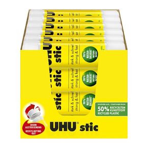 UHU Stic Glue Stick Solid Washable Non-Toxic 8.2g Ref 45187 [Pack of 24] in Kuwait