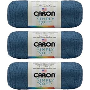 Bulk Buy: Caron Simply Soft Yarn White H9700-9701 (3-Pack) in Kuwait