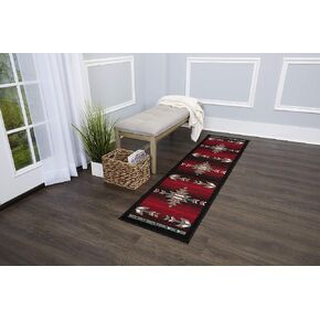 Home Dynamix Sagrada Southwest Area Rug , 7'8" x 10'7" inch , Black/Red/Ivory in Kuwait