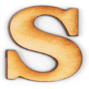 2-Inch Decorative Wooden Letter O - Alphabet Letters for DIY Wall Signs, Table & Shelf Decorations - Wood Letters for Crafts & Party Decor in Kuwait