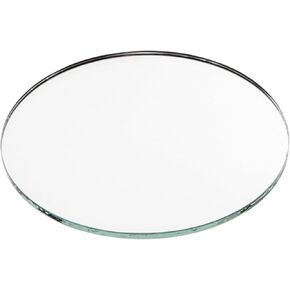 Plymor Round 3mm Non-Beveled Glass Mirror, 4 inch x 4 inch in Kuwait
