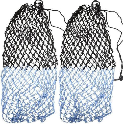 Set of 2 56" Soft Mesh Hay Nets with 2" Holes, Fits 8-10 Flakes of Hay (56", Magenta/Black) in Kuwait