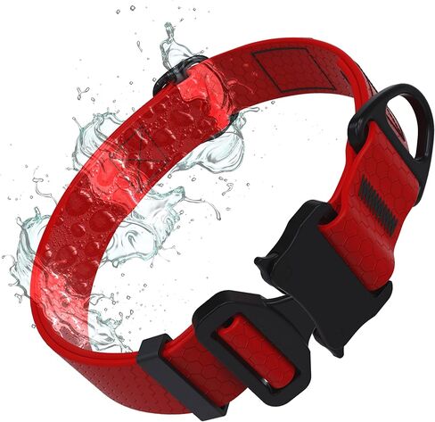 Tuff Pupper Waterproof Action Collar for Dogs | Heavy Duty Water Proof Dog Collar | Tear Proof & Odor Free | Rust-Proof Metal Hardware | Tactical Quick Release Buckle | for Adventurous, Active Dogs in Kuwait