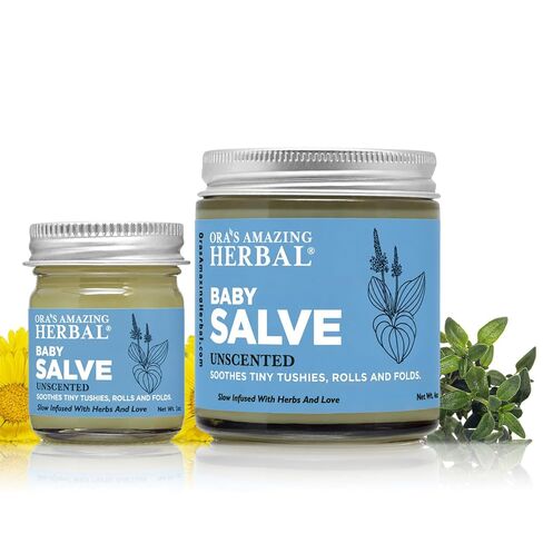 Newborn Salve, Baby Calendula Cream, Baby Acne Treatment, EWG Verified Baby Eczema Cream, Cradle Cap Treatment, Diaper Ointment, Natural Baby Care with Organic Calendula, Ora's Amazing Herbal in Kuwait