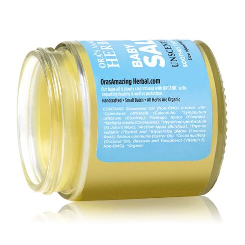 Newborn Salve, Baby Calendula Cream, Baby Acne Treatment, EWG Verified Baby Eczema Cream, Cradle Cap Treatment, Diaper Ointment, Natural Baby Care with Organic Calendula, Ora's Amazing Herbal in Kuwait