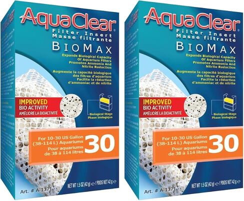 AquaClear BioMax Biological Material Remover Inserts – Replacement Chemical Filter Media for 50 Gallon Tank in Kuwait