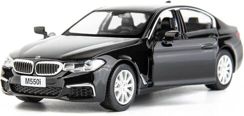 مدينة RMZ متوافقة مع سيارة BMW M550i موديل 1:36 لعبة سيارة مصنوعة من خليط معدني، لعبة سيارات سحب للخلف للأطفال الصغار الأولاد والبنات هدية باللون الأزرق in Kuwait